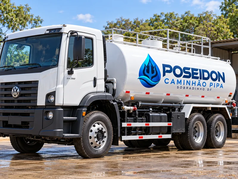 Base da Poseidon Caminhão Pipa na Quadra 12 de Sobradinho DF