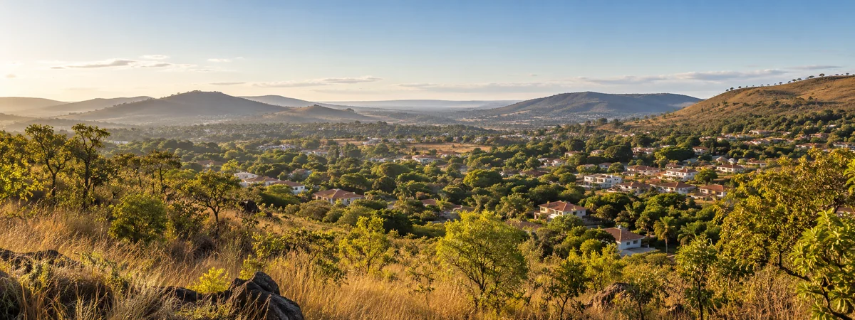 Paisagem ilustrativa do cerrado; abra o mapa interativo para localizar Sobradinho